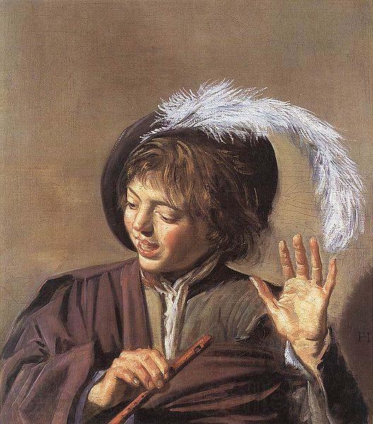Frans Hals Singing Boy with a Flute WGA